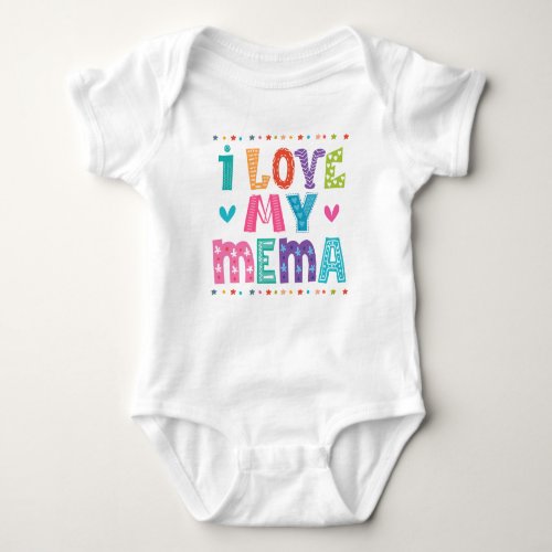 Mema Baby Girl Outfit Baby Bodysuit