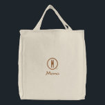 Mema's Embroidered Tote Bag<br><div class="desc">The perfect gift for all of Mema's goodies.</div>