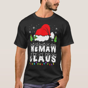 Memaw Claus Family Matching Memaw Claus Pajama T-Shirt
