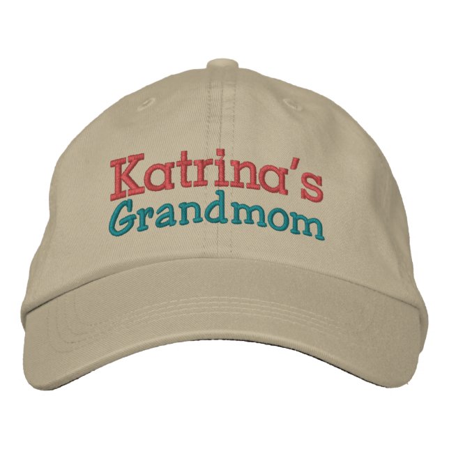 Memaw ... ; ) embroidered baseball hat (Front)