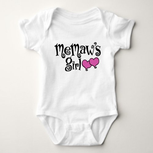 MeMaws Girl Baby Bodysuit