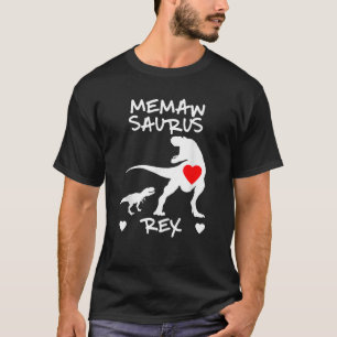 Memaw Saurus T Rex Dinosaur Mother Day Gift T-Shirt