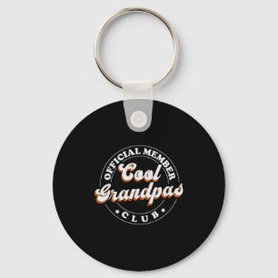 Member Cool Grandpas Club For New Grandfather  Keychain