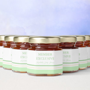 Member Exclusive Preppy Baby Shower Honey Jar Favors