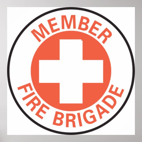 Member Fire Brigade Sign