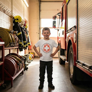 Member Fire Brigade Sign Red Cross Firefighter T-Shirt