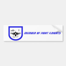 Member of Fight Knights Autosticker