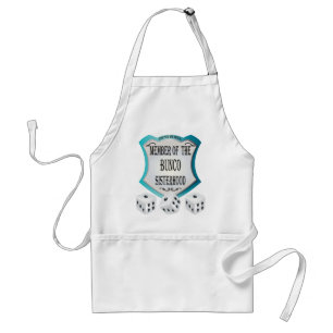 member of the bunco sisterhood adult apron