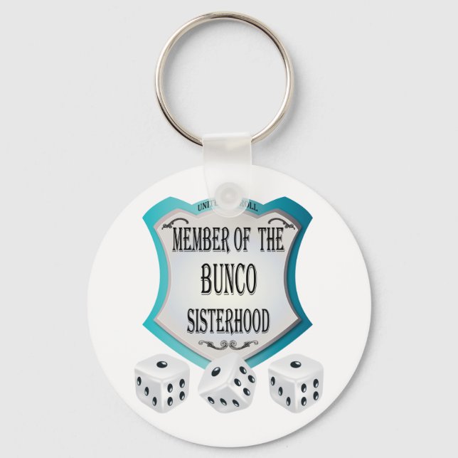 member of the bunco sisterhood keychain (Front)