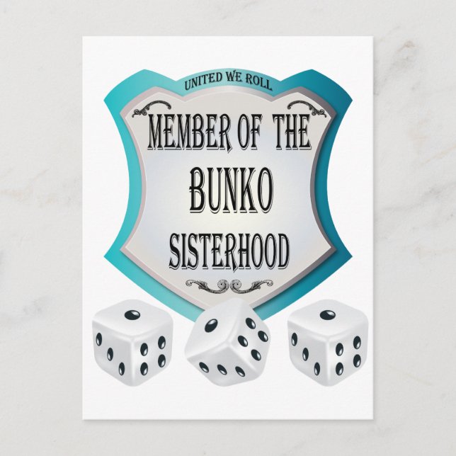 Member of the Bunko Sisterhood Postcard (Front)