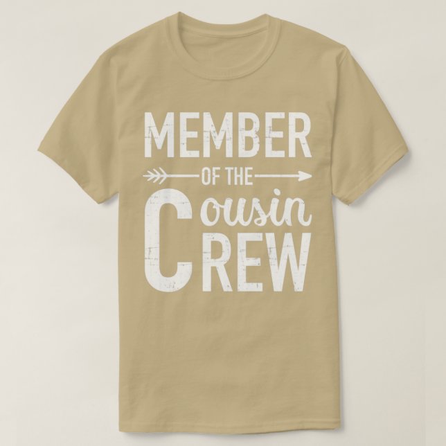 Member of the cousin crew T-Shirt (Design Front)