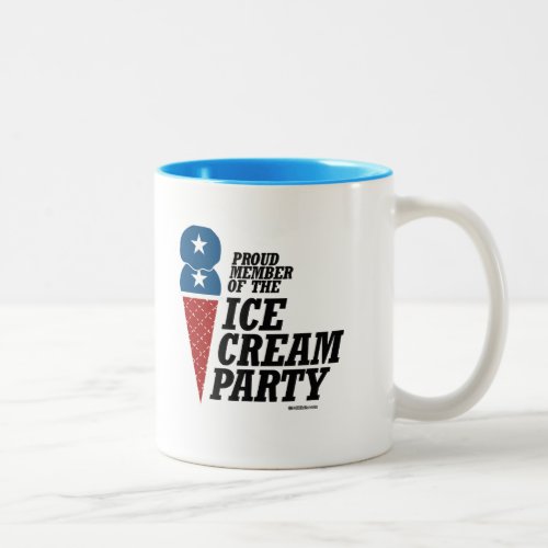 Member of the Ice Cream Party Two_Tone Coffee Mug