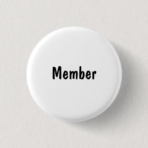 Member Pinback Button
