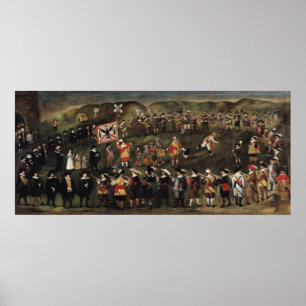 Members of the Brotherhood of St. Barbara Poster