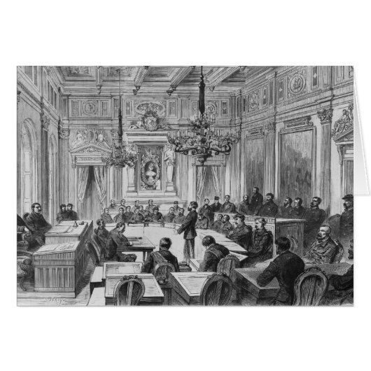 Members of the Commune in session Cards (Front Horizontal)