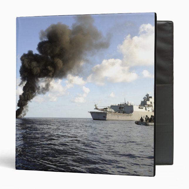 Members of the US Coast Guard 3 Ring Binder (Front/Inside)