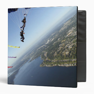 Members of the US Navy Parachute Team Binder