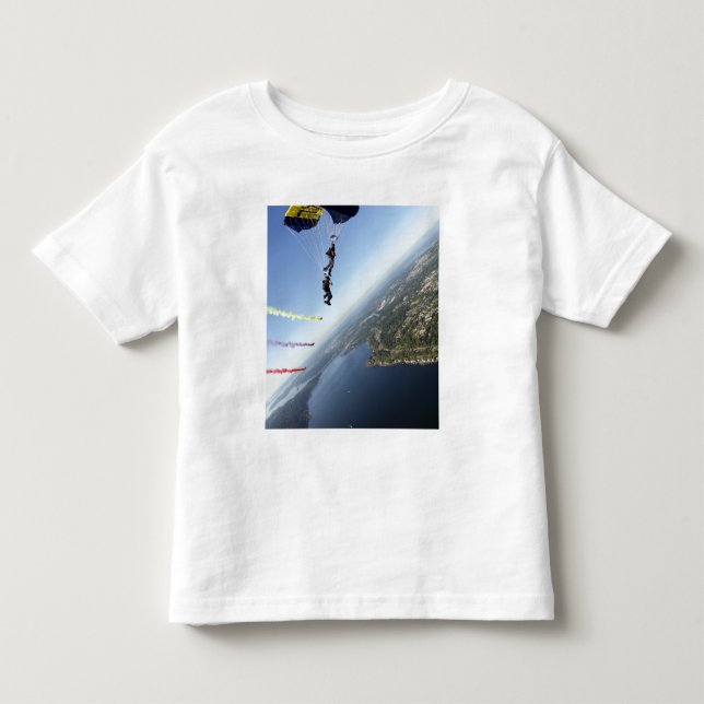 Members of the US Navy Parachute Team Toddler T-shirt (Front)