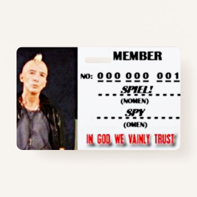 MEMBERSHIP BADGE (Front)