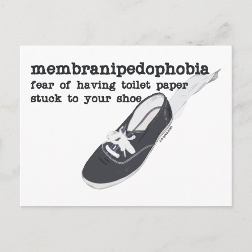Membranipedophobia Postcard