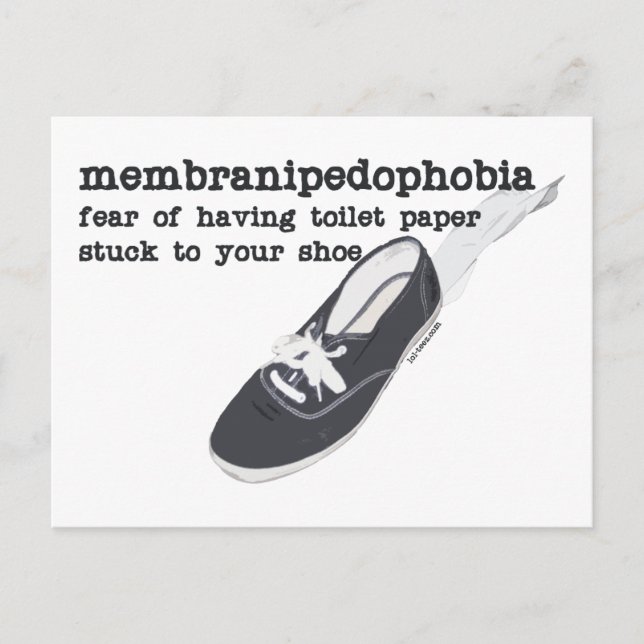 Membranipedophobia Postcard (Front)