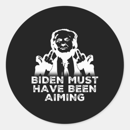 Meme Butler Pennsylvania Trump Rally Today Trump 2 Classic Round Sticker