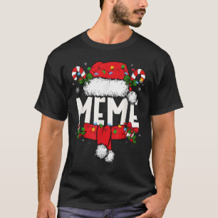 Meme Christmas Pajama Santa Claus Family Matching T-Shirt