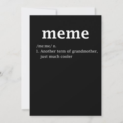 Meme Definition Funny Grandma Mother Day Women Save The Date