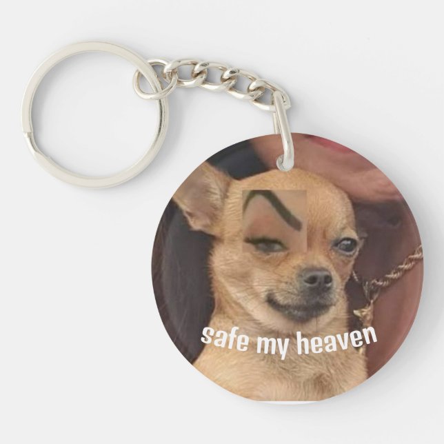 Meme Dog Key Keychain (Front)