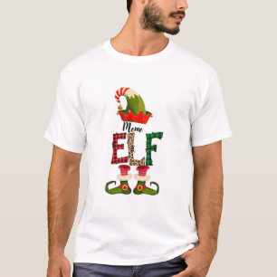 Meme Elf Matching Family Group Christmas Party Paj T-Shirt