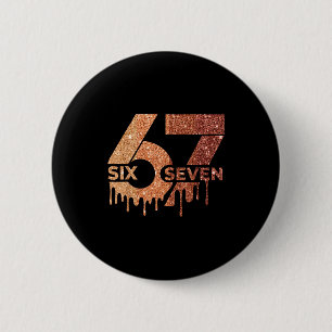 Meme Funny 6 7 Six Seven Black History Month Men W Button