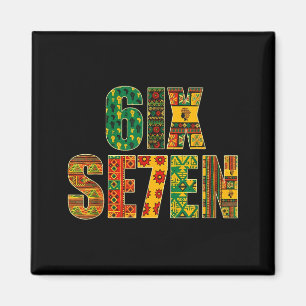 Meme Funny 6 7 Six Seven Black History Month Men W Magnet