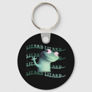 Meme Funny Weirdcore Animal Women Men Lizard Lizar Keychain