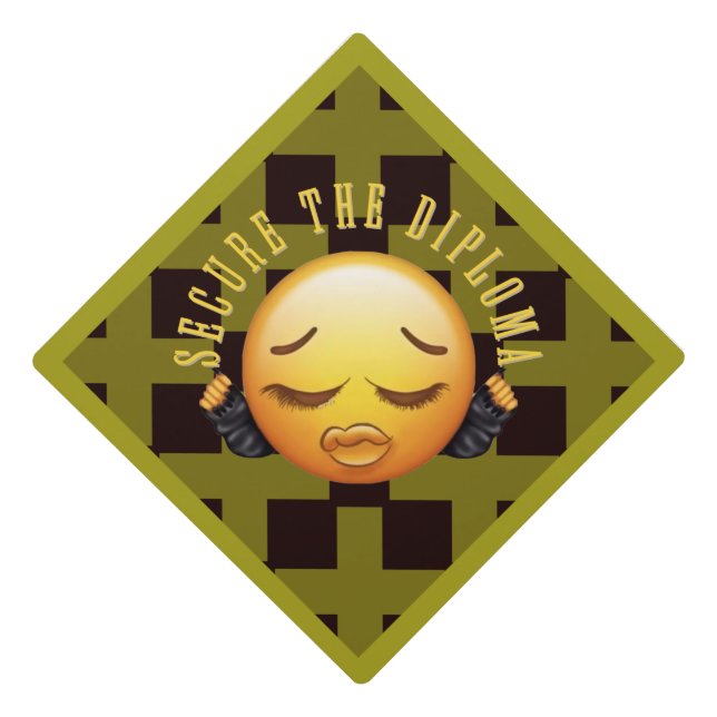 Meme graduation cap topper (Front)