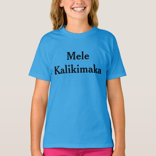 meme Kalikimaka--merry Christmas in Hawaiian T-Shirt (Front)