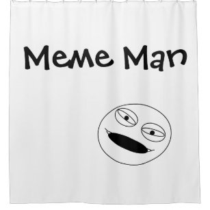 Meme Face Shower Curtain by Fareza Alfahri - Pixels