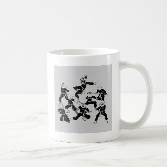 meme ninja gang coffee mug (Right)