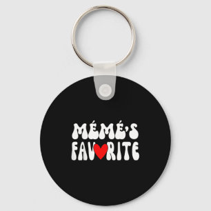 MÉmÉ’s Favorite Funny Grandparent Granhild Humor  Keychain