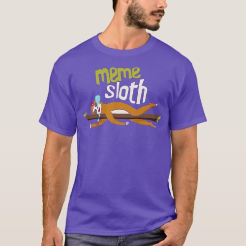 Meme Sloth T_Shirt