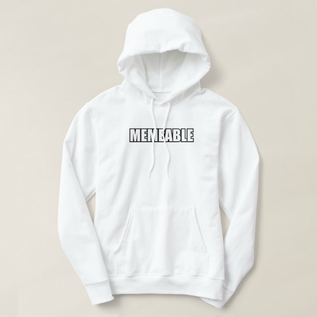MEMEABLE HOODIE (Design Front)