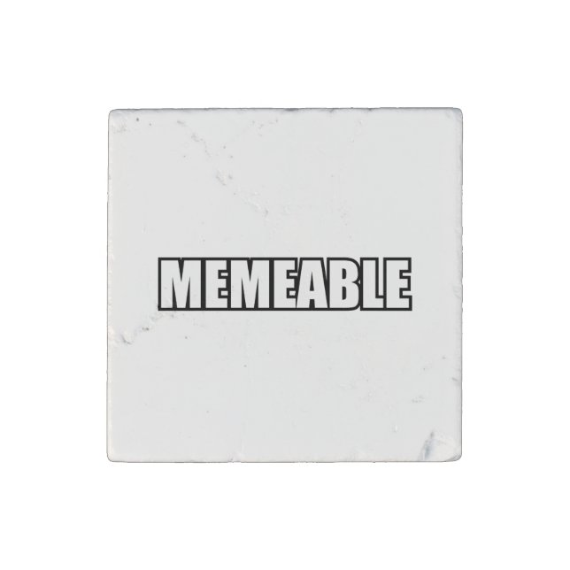 MEMEABLE STONE MAGNET (Front)