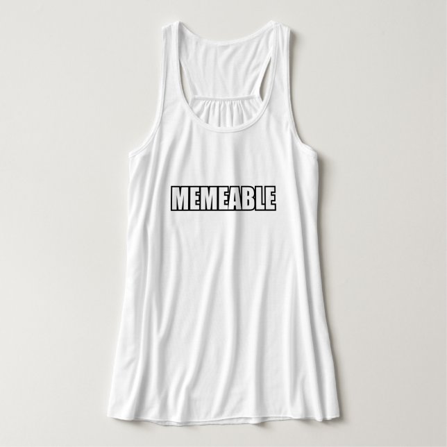 MEMEABLE TANK TOP (Design Front)