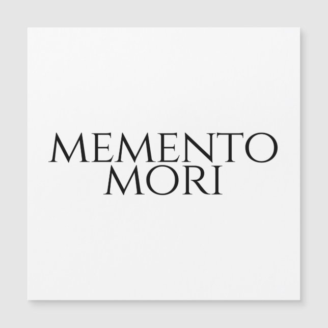 Memento Mori (Front)