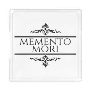 Memento Mori Acrylic Tray