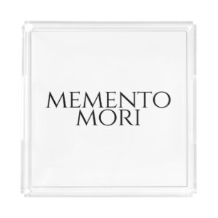 Memento Mori Acrylic Tray
