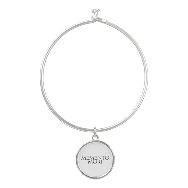 Memento Mori Bangle Bracelet (Front)