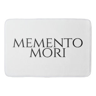 Memento Mori Bath Mat