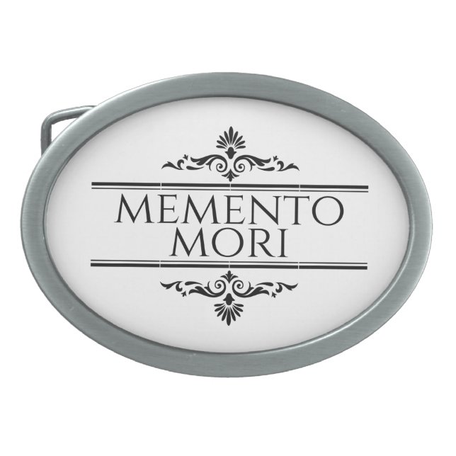 Memento Mori Belt Buckle (Front)