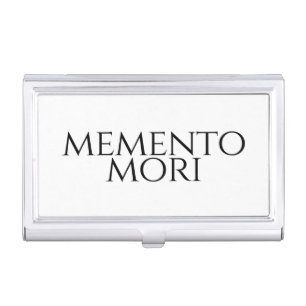 Memento Mori Business Card Case
