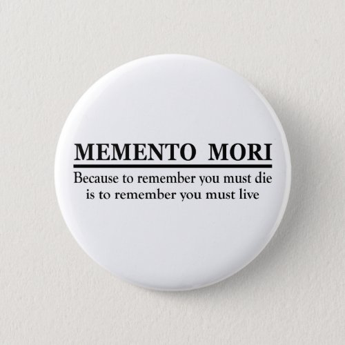 memento mori button